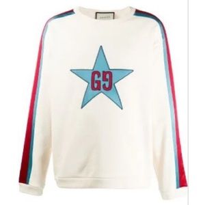 Gucci | Shirts | Gucci Gg Star Crewneck Sweatshirt | Poshmark